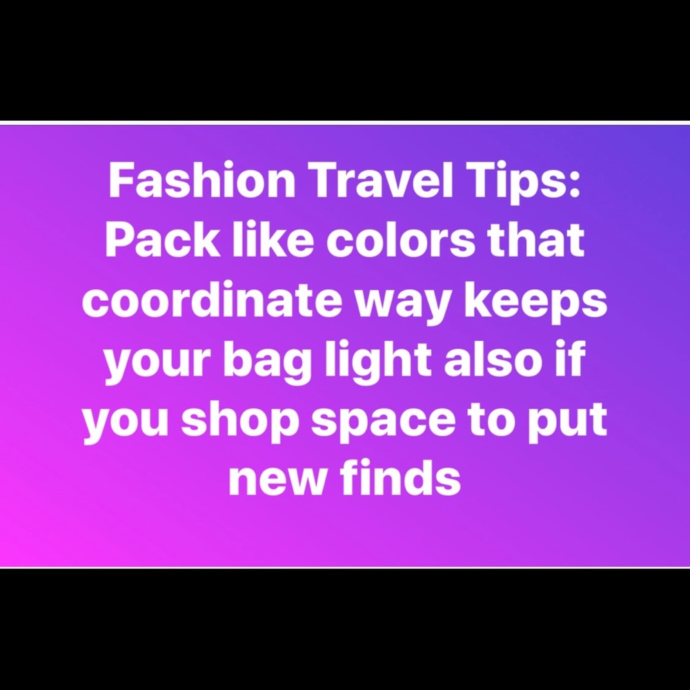 Fashion Travel Tips - Picture 1 of 2
